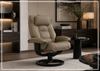 Mustang R Leather Recliner Chair | Foot Stool | Fjords - Jennihome