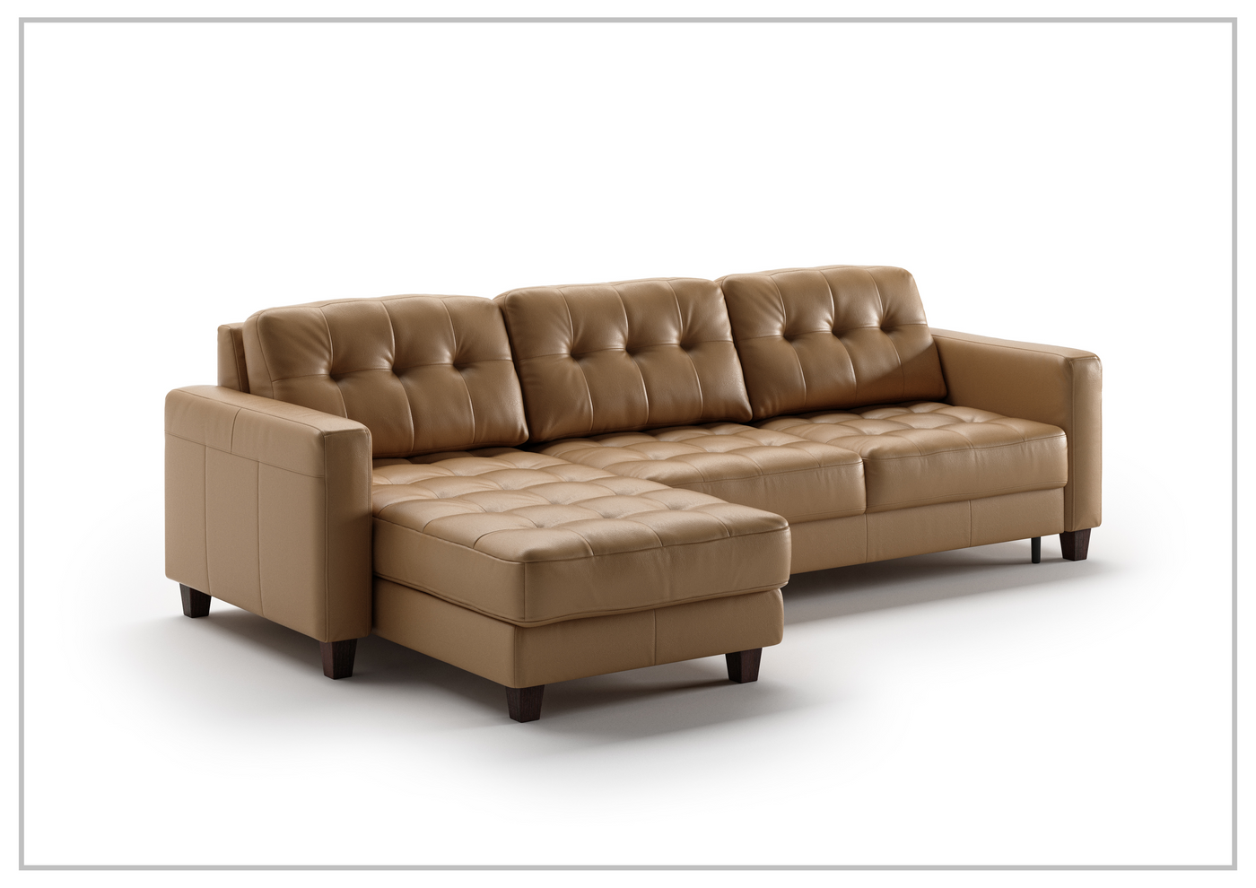 Luonto Noah L-shaped Sectional Sofa Sleeper with Reversible Chaise