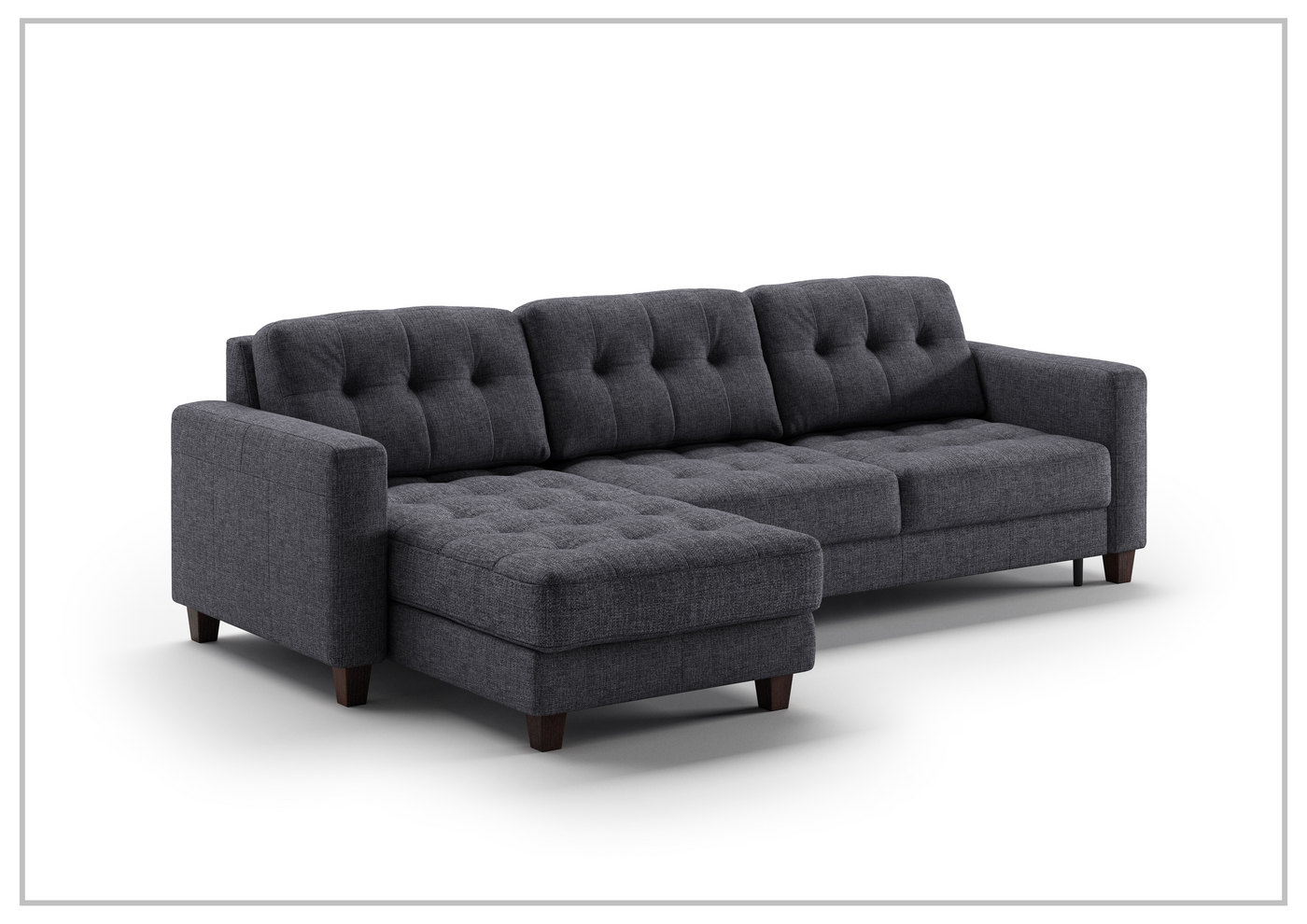 Noah L-shaped Sectional Sofa Sleeper with Reversible Chaise