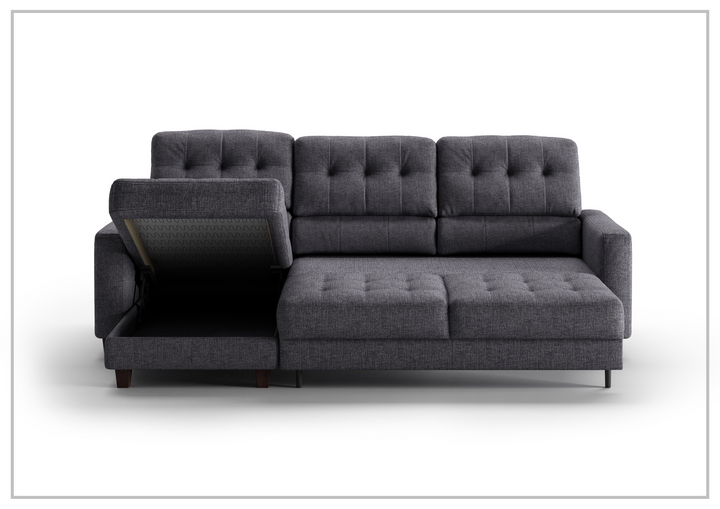 Luonto Noah L-shaped Sectional Sofa Sleeper with Reversible Chaise