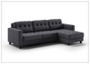 Luonto Noah L-shaped Sectional Sofa Sleeper with Reversible Chaise