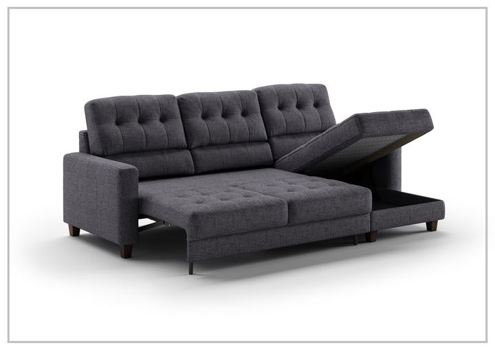 Luonto Noah L-shaped Sectional Sofa Sleeper with Reversible Chaise