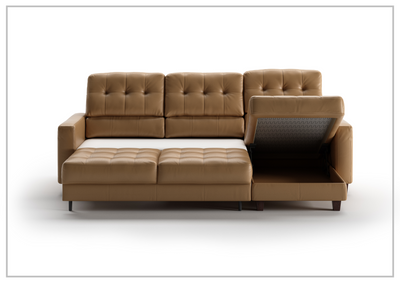 Noah L-shaped Sectional Sofa Sleeper with Reversible Chaise