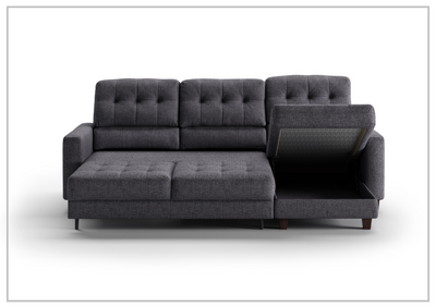 Luonto Noah L-shaped Sectional Sofa Sleeper with Reversible Chaise