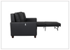 Gio Italia Home Nova Leather Queen Sleeper Sofa With Nest Mechanism-Jennihome