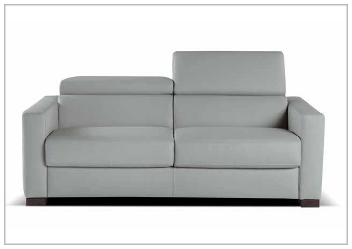 Nicoletti Italia Natalie Gray Leather Sleeper Sofa