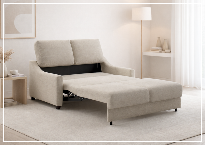 Nautica Fabric Sleeper Sofa| King/Queen size Bed | Level Deluxe| Luonto - Jennifer Furniture