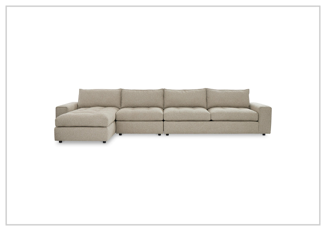 Nest Fabric Sectional | Modular Chaise | Bernhardt-Jennihome