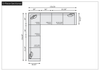Nest Leather Sectional Sofa | L-Shape | Throw Pillow | Bernhardt