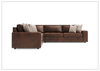 Nest Leather Sectional Sofa | L-Shape | Throw Pillow | Bernhardt - Jennihome