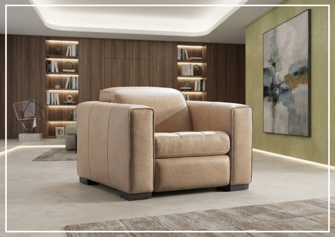 Nest Leather Power Recliner Chair | Wide Track Arms | Tight Back | Bernhardt-Jennihome