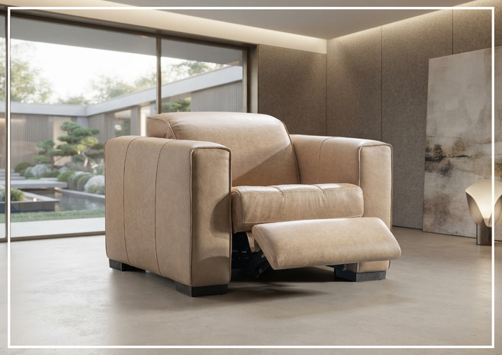 Nest Leather Power Recliner Chair | Wide Track Arms | Tight Back | Bernhardt-Jennihome