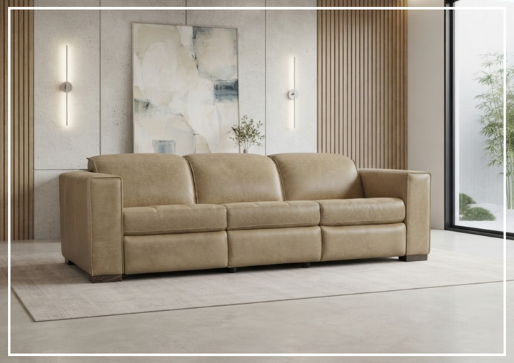 Nest Leather Power Reclining Sofa | Tight Back | Hidden Motion Controls | Bernhardt-Jennihome