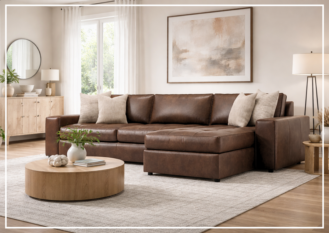 Nest Leather Modular Sectional | Chaise Sofa | Bernhardt