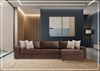 Nest Leather Sectional | Chaise | Oversized Track Arms | Bernhardt-Jennihome