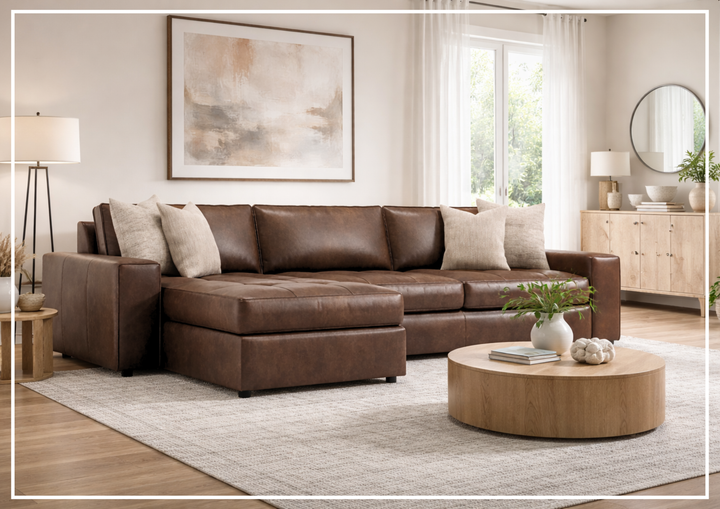 Nest Leather Modular Sectional | Chaise Sofa | Bernhardt