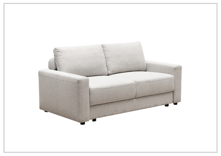 Klaussner Wigan Sleeper Sofa in Leather and Fabric Option-Jennihome