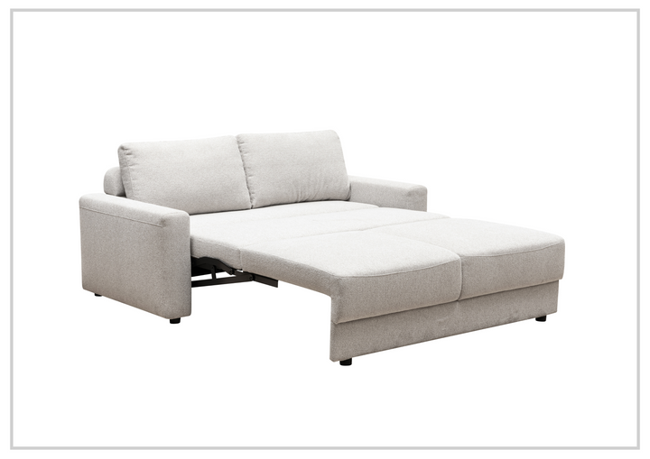 Klaussner Wigan Sleeper Sofa in Leather and Fabric Option-Jennihome