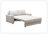 Klaussner Wigan Sleeper Sofa in Leather and Fabric Option-Jennihome