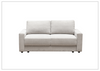 Klaussner Wigan Sleeper Sofa in Leather and Fabric Option-Jennihome