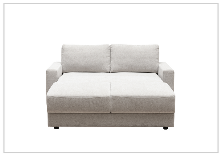 Klaussner Wigan Sleeper Sofa in Leather and Fabric Option-Jennihome