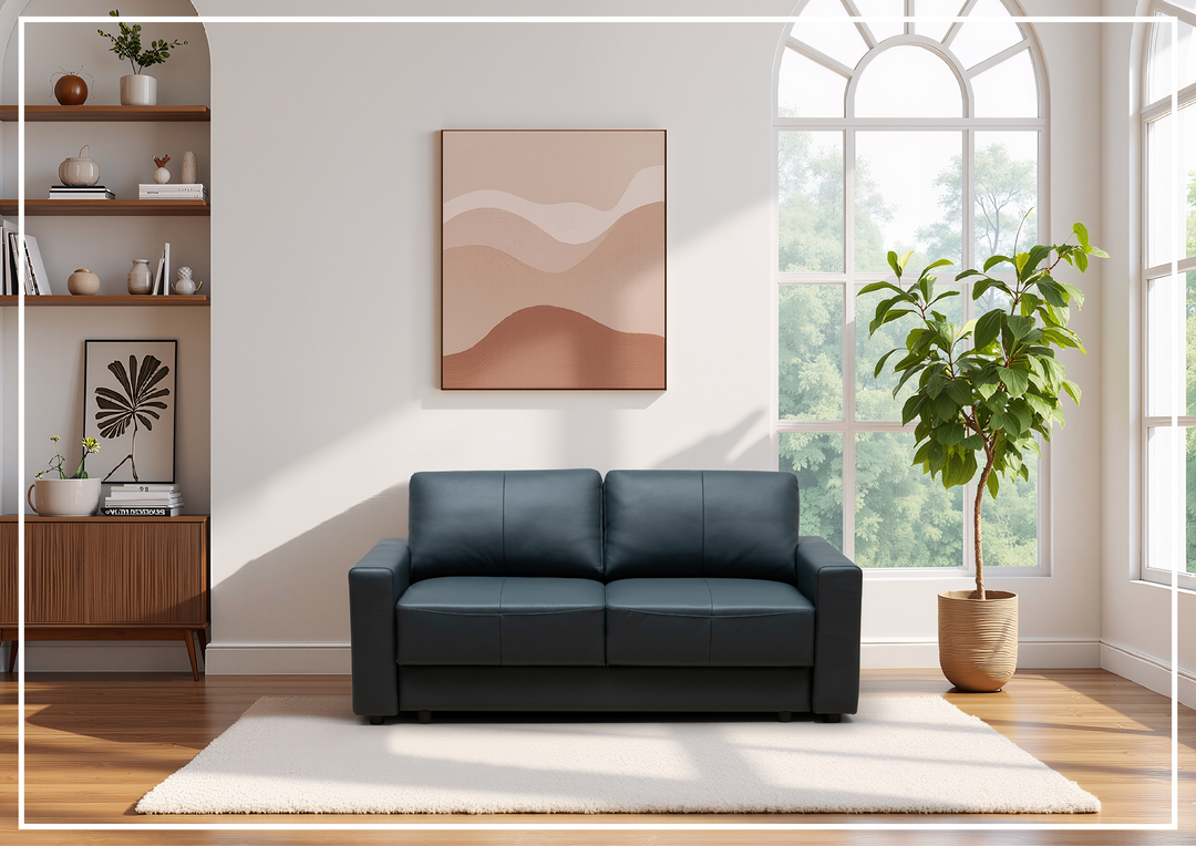 Klaussner Wigan Sleeper Sofa in Leather and Fabric Option-Jennihome
