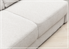 Klaussner Wigan Sleeper Sofa in Leather and Fabric Option-Jennihome