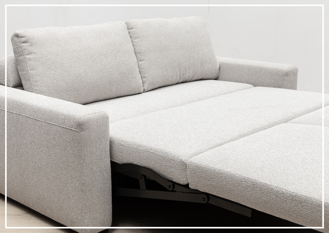 Klaussner Wigan Sleeper Sofa in Leather and Fabric Option-Jennihome