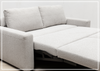 Klaussner Wigan Sleeper Sofa in Leather and Fabric Option-Jennihome