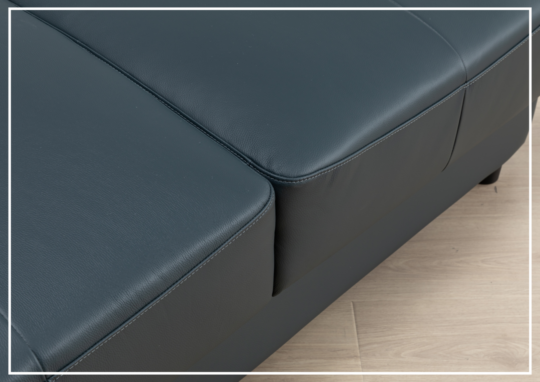 Klaussner Wigan Sleeper Sofa in Leather and Fabric Option-Jennihome