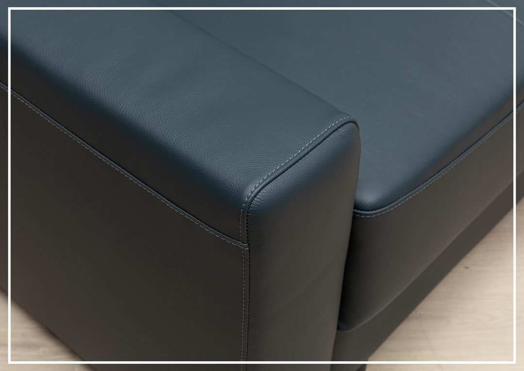 Klaussner Wigan Sleeper Sofa in Leather and Fabric Option-Jennihome