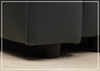 Klaussner Wigan Sleeper Sofa in Leather and Fabric Option-Jennihome