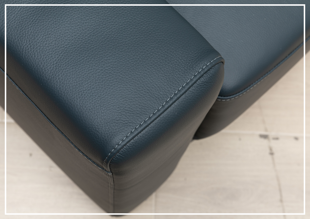 Klaussner Wigan Sleeper Sofa in Leather and Fabric Option-Jennihome