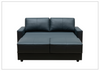 Klaussner Wigan Sleeper Sofa in Leather and Fabric Option-Jennihome