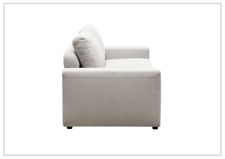 Klaussner Wigan Sleeper Sofa in Leather and Fabric Option-Jennihome