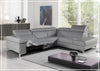 Nicoletti Megan Leather Sectional with Power Recliner