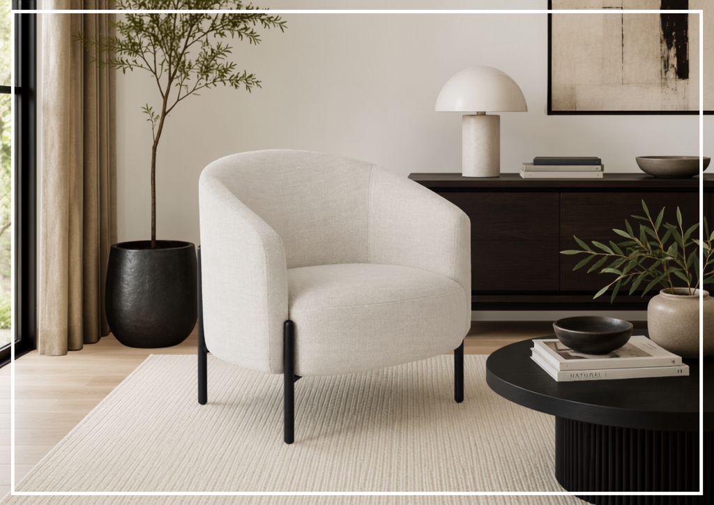 Universal Furniture Nikolai Fabric Lounge Chair with Metal Legs-Jennihome
