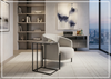 Universal Furniture Nikolai Fabric Lounge Chair with Metal Legs-Jennihome
