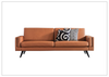 Fjords Nordic 3-Seater Sofa in Premium Leather Upholstery