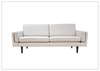 Fjords Nordic 3-Seater Sofa in Premium Leather Upholstery