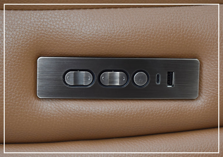 Novera Power Reclining Sofa | Dual Motor | USB Charging | Klaussner