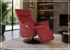 Oskar Leather Power Recliner Chair | Swivel Glider Base | Fjords - Jennihome
