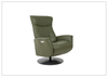 Oskar Leather Power Recliner Chair | Swivel Glider Base | Fjords - Jennihome