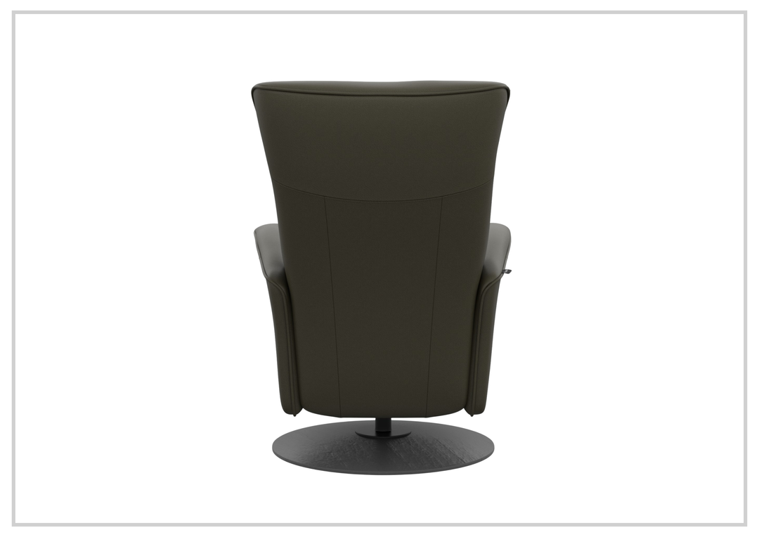 Oskar Leather Power Recliner Chair | Swivel Glider Base | Fjords - Jennihome