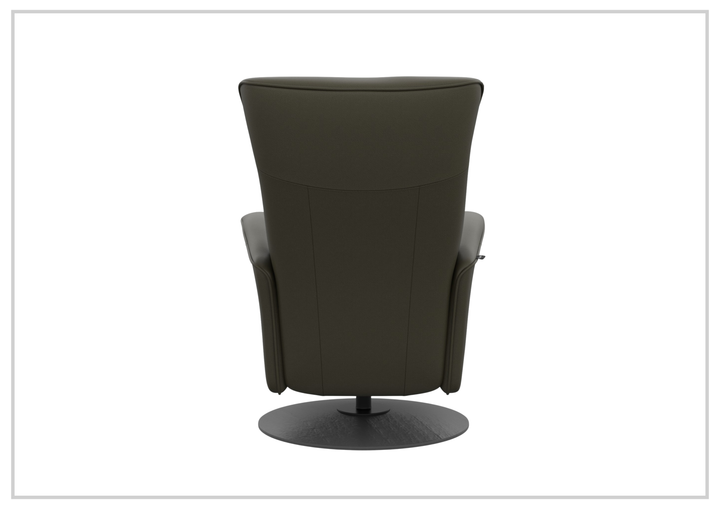 Oskar Leather Power Recliner Chair | Swivel Glider Base | Fjords - Jennihome