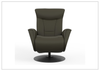 Oskar Leather Power Recliner Chair | Swivel Glider Base | Fjords - Jennihome