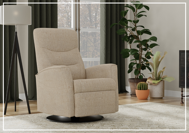 Fjords Oslo Manual Reclining Swivel Chair-Jennihome
