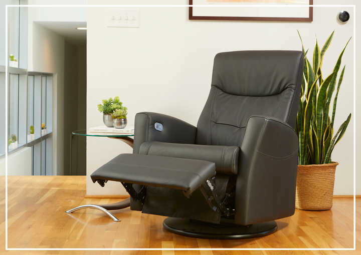 Fjords Oslo Manual Reclining Swivel Chair-Jennihome