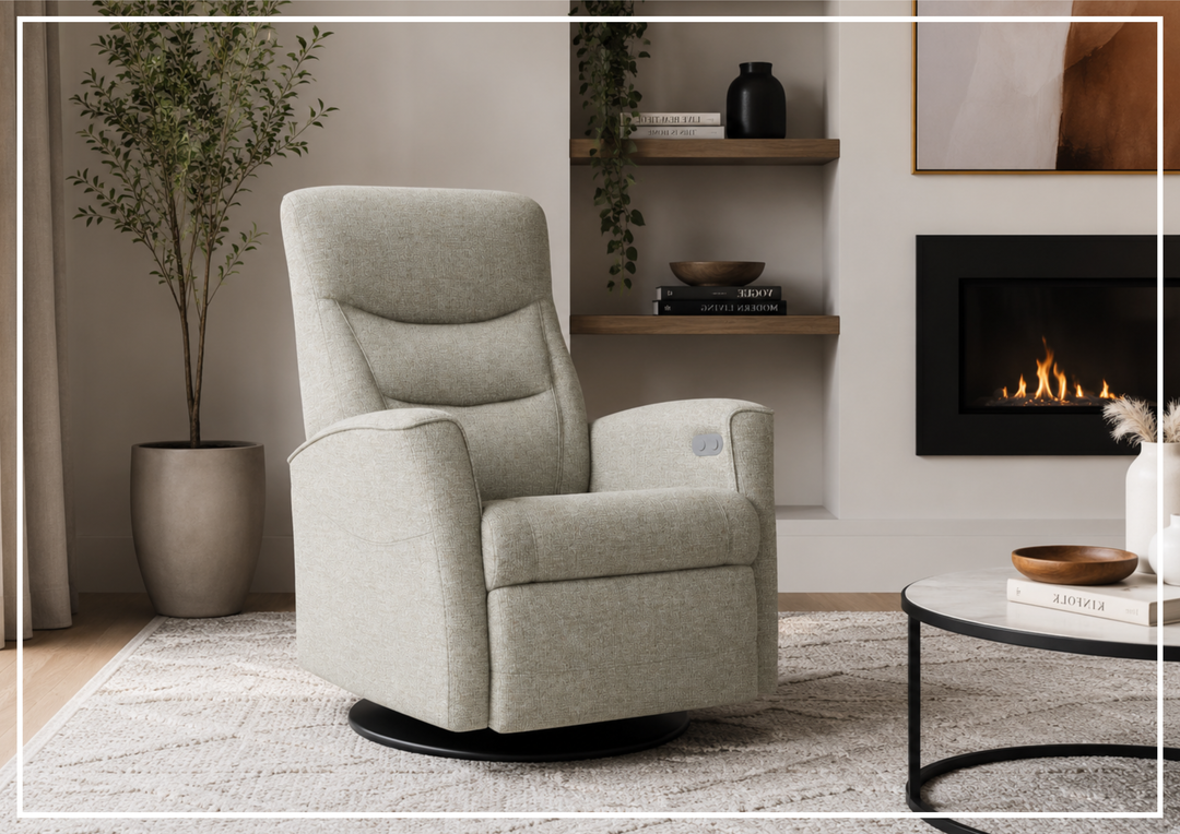 Oslo Power Recliner Chair | Swivel Base | Fjords