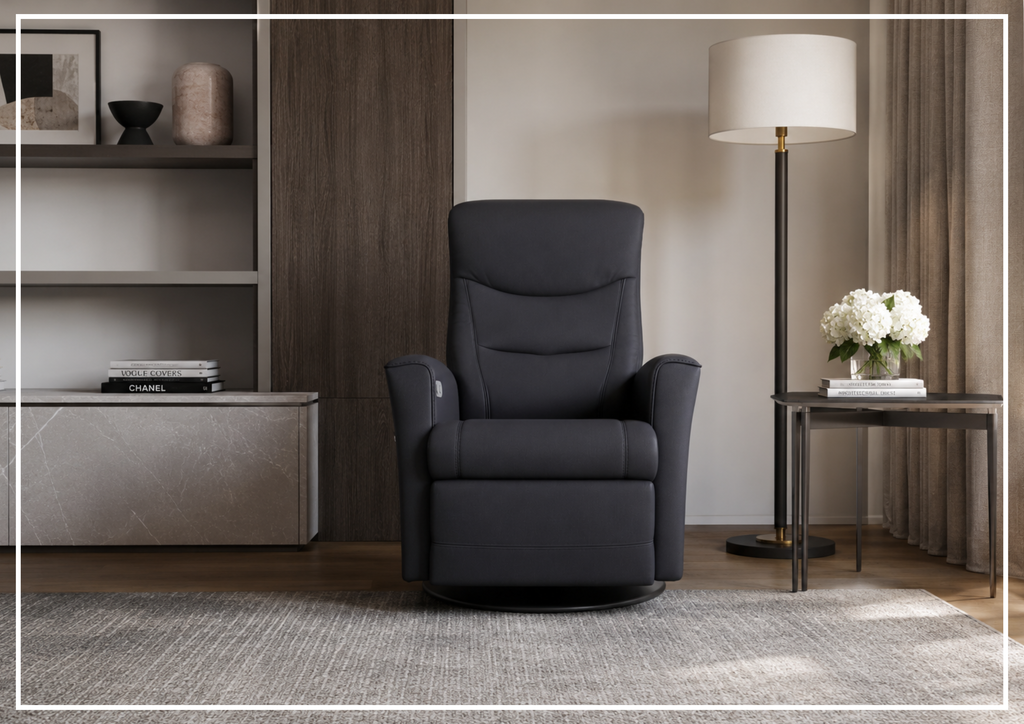 Oslo Power Recliner Chair | Swivel Base | Fjords